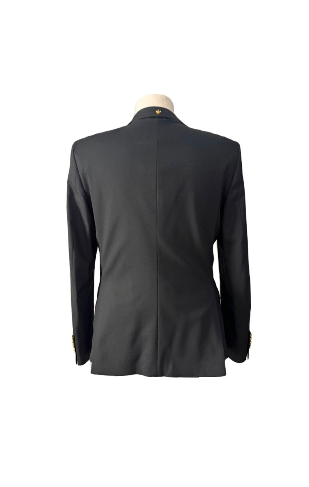 Lords & Fools Black Jacket with Gold Collar