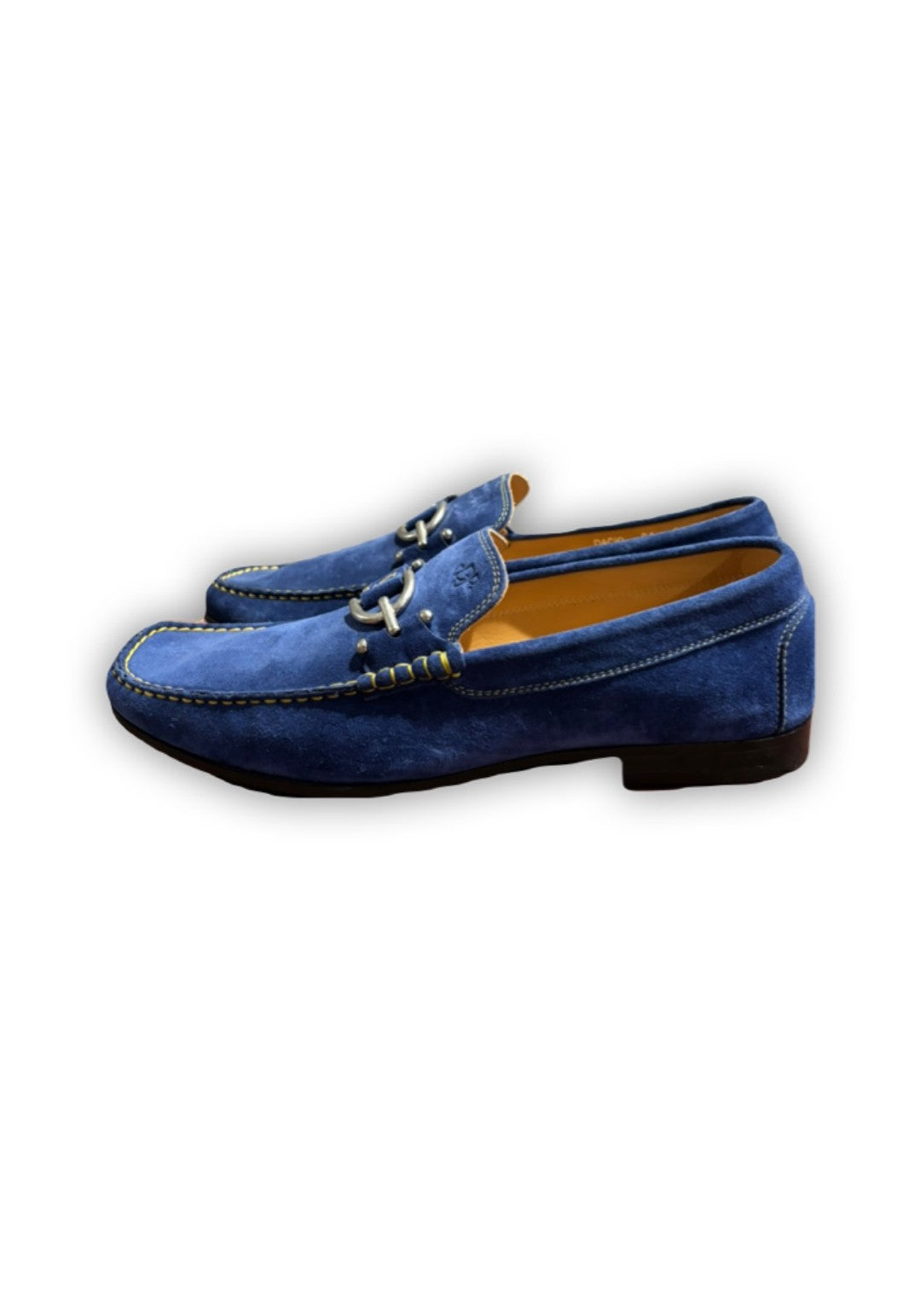 Donald J. Pliner Suede Denim Loafers