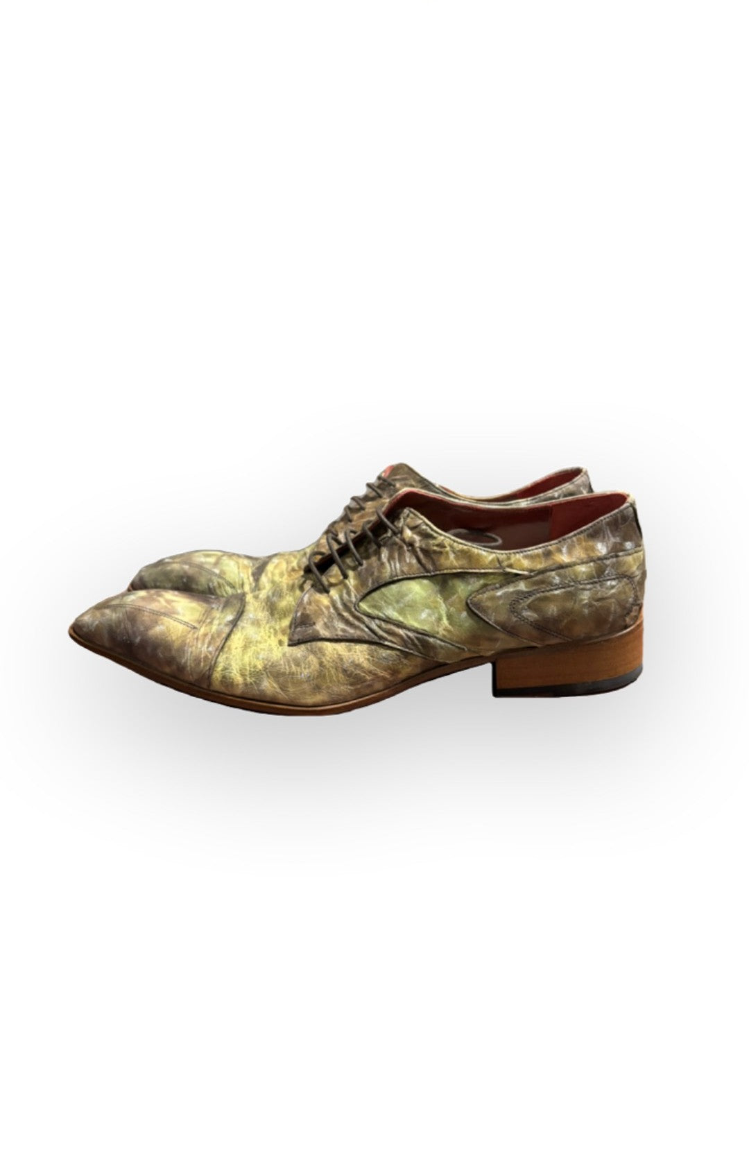 Jo Ghost Green Leather Dress Shoes