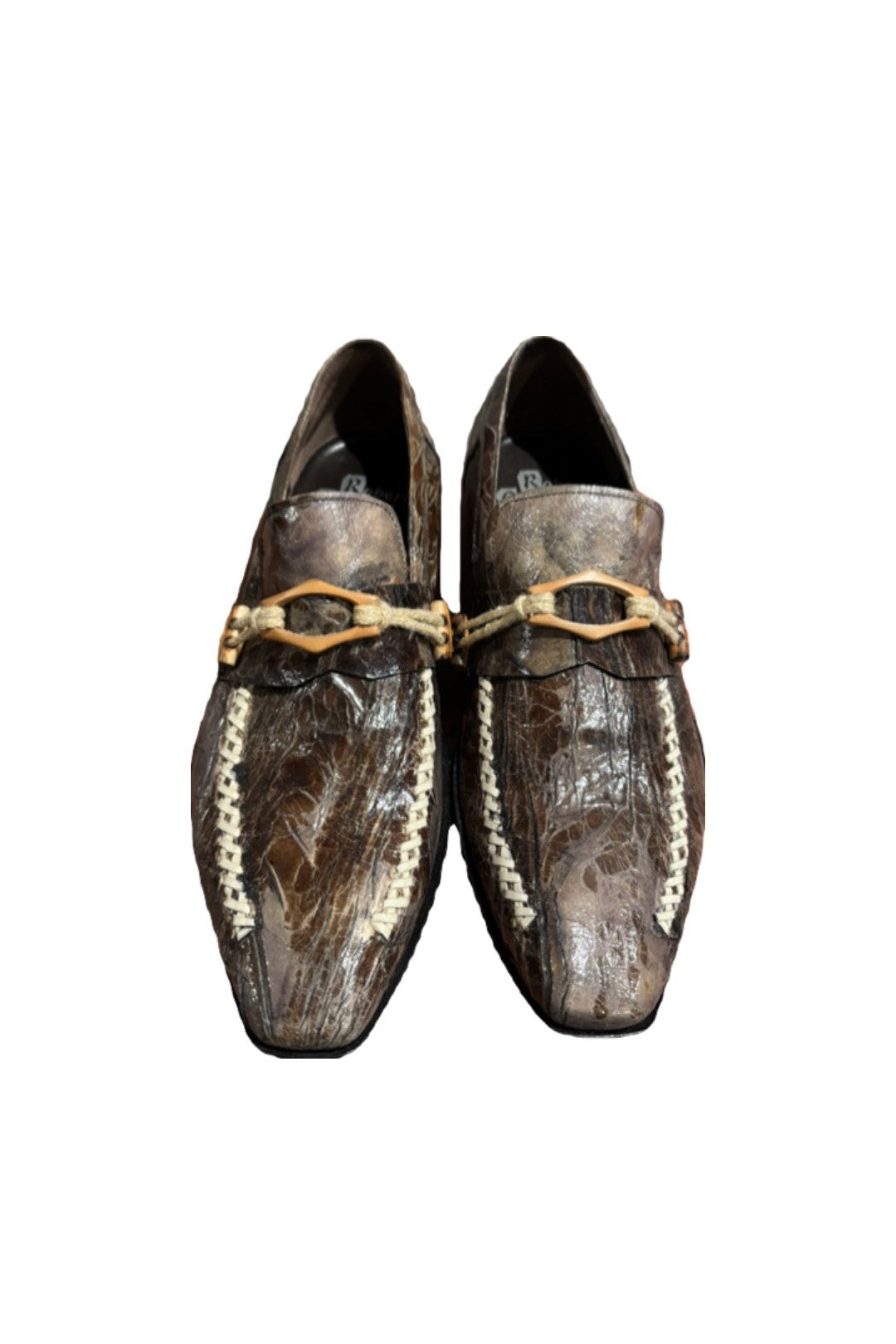 Roberto Guerrini- Leather Slip On Dress Shoes