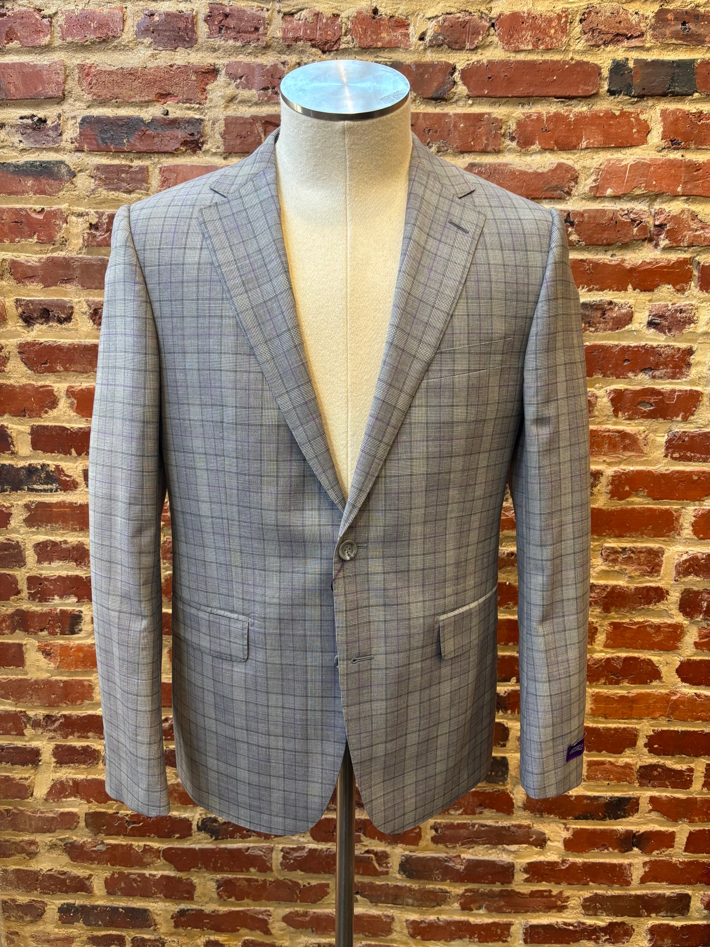 Grey Purple Suits
