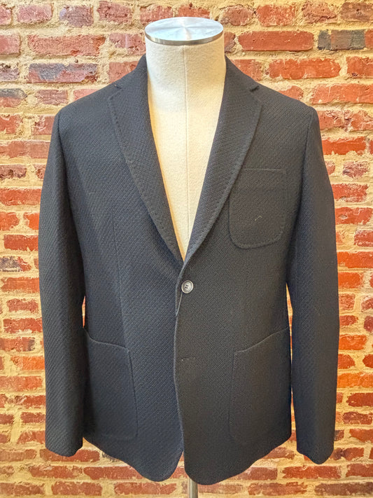 Patterned black jacket