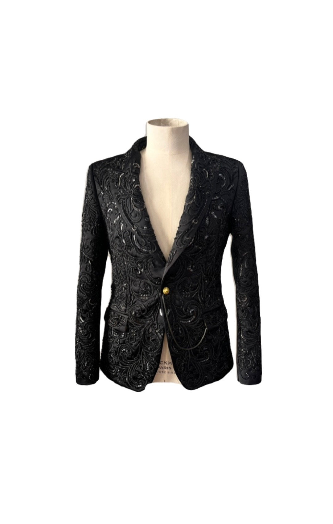 Lords & Fools Black Embellished Jacket