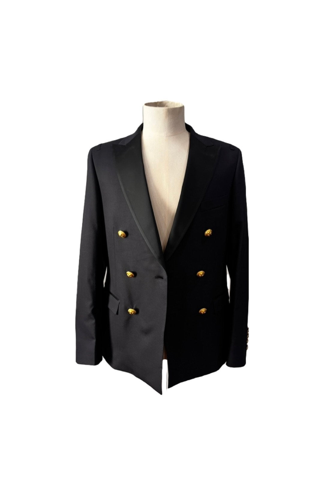 Lords & Fools Navy Blue Double Breasted Jacket