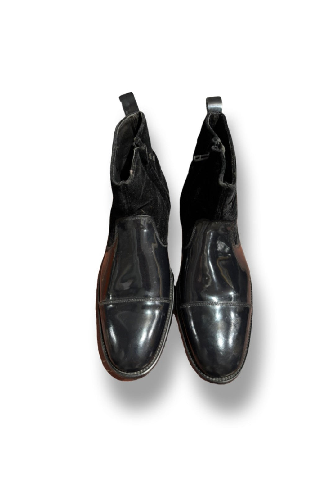 Turk & Filmore- Leather & Suede Benedetto Logo Boot