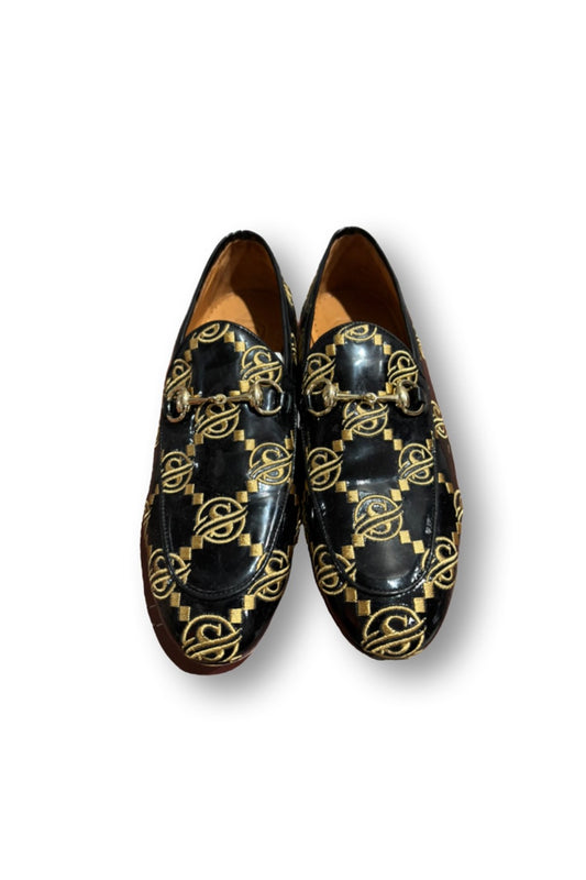 Sigotto Uomo Black Slip On Loafers