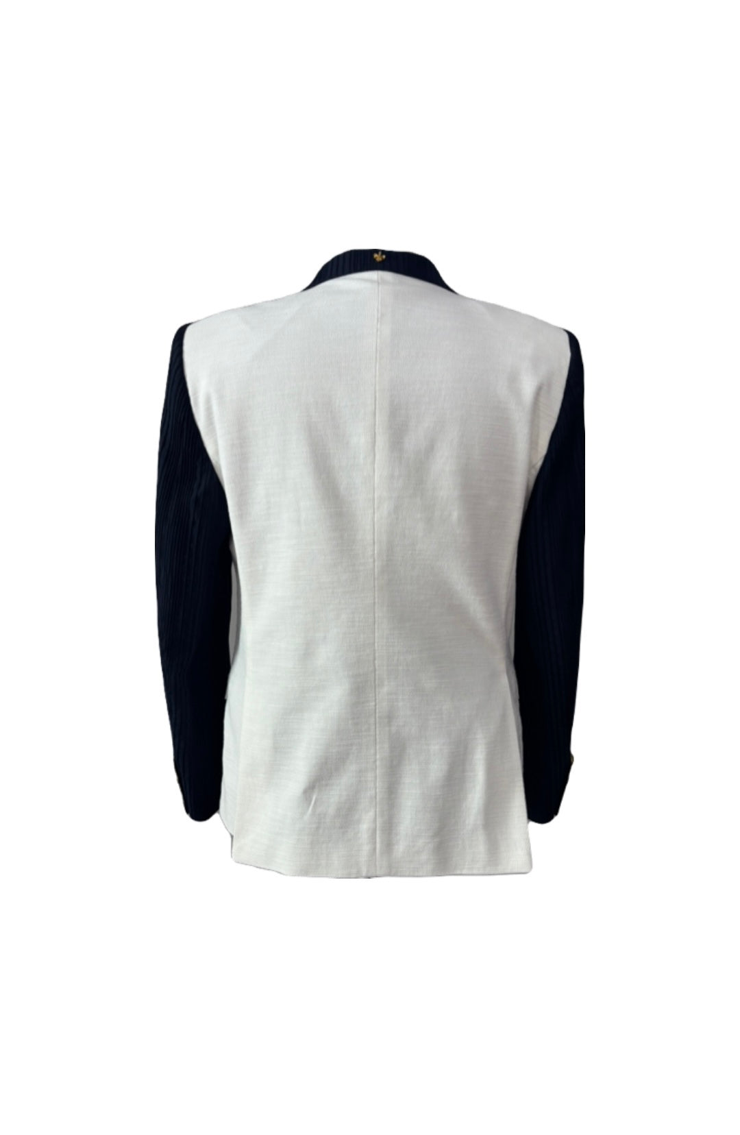 Lords & Fools White Jacket with Navy Sleeves