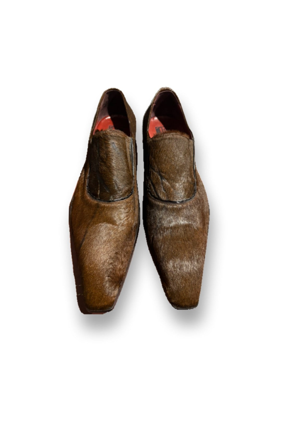 Jo Ghost- Brown Suede Slip on Loafers