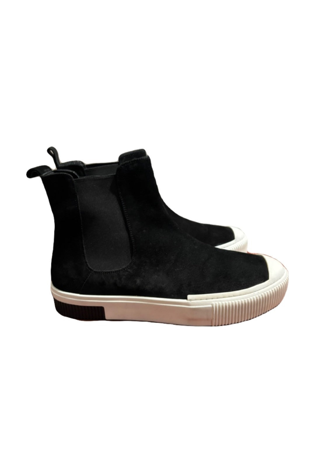 Black Suede High Top Sneakers